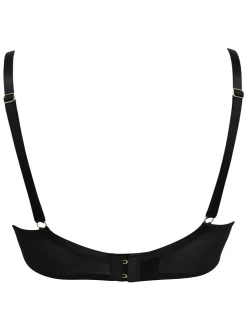 Beha's*Pour Moi - - For Your Eyes Only beha met beugel en kwartcups Zwart