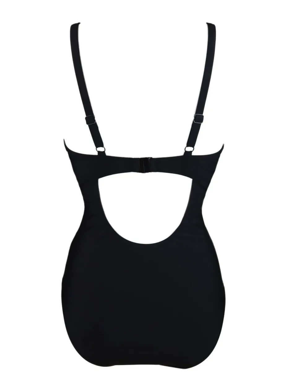 Badkleding|Pour Moi - - Splash - Ondersteunend badpak met beugel en vulling Zwart