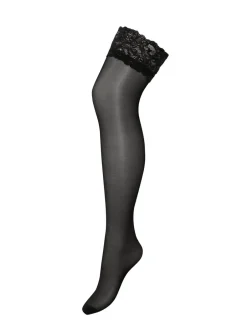 Sokken En Panty's|Pour Moi - Adore - 15-denier kanten weekendtas Zwart