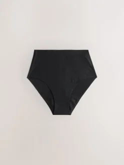 Onderbroeken*Next Zwart / Praline Huidskleur / Roze Bloemen - Set van 4 No VPL menstruatieslips voor medium vloeien
