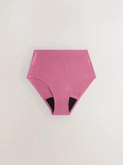 Onderbroeken*Next Zwart / Praline Huidskleur / Roze Bloemen - Set van 4 No VPL menstruatieslips voor medium vloeien