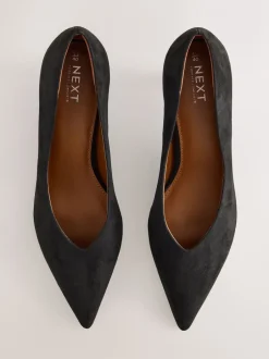Schoenen Met Hakken|Next - Puntige lage naaldhakken schoenen Zwart