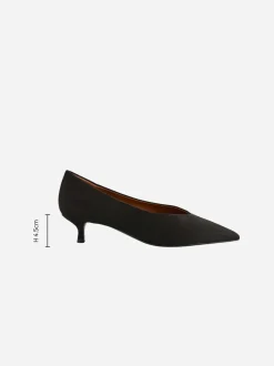 Schoenen Met Hakken|Next - Puntige lage naaldhakken schoenen Zwart