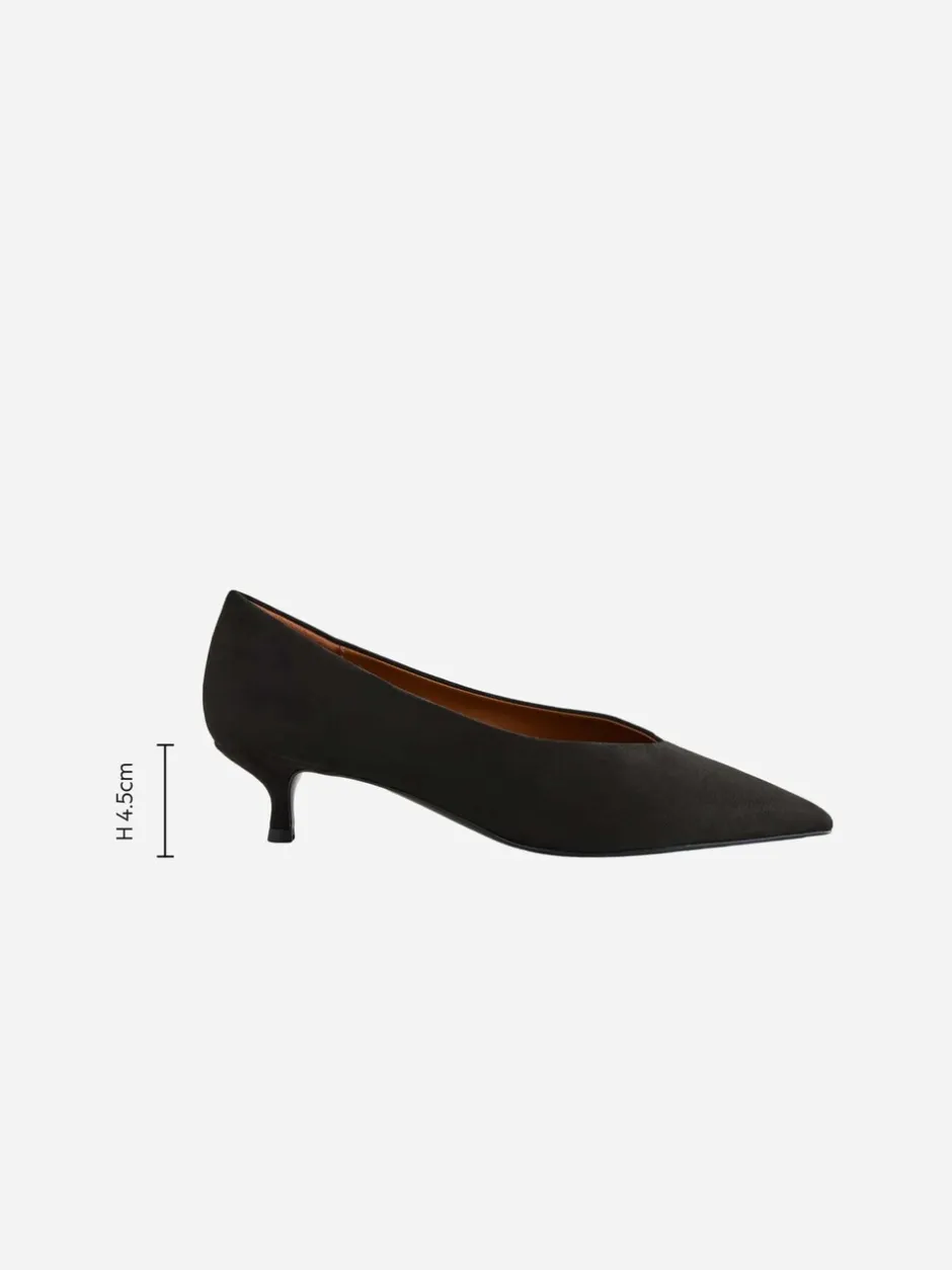 Schoenen Met Hakken|Next - Puntige lage naaldhakken schoenen Zwart