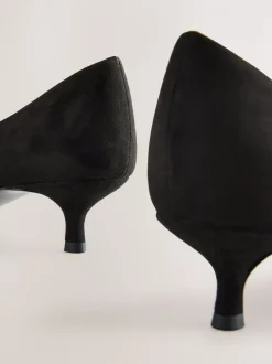 Schoenen Met Hakken|Next - Puntige lage naaldhakken schoenen Zwart