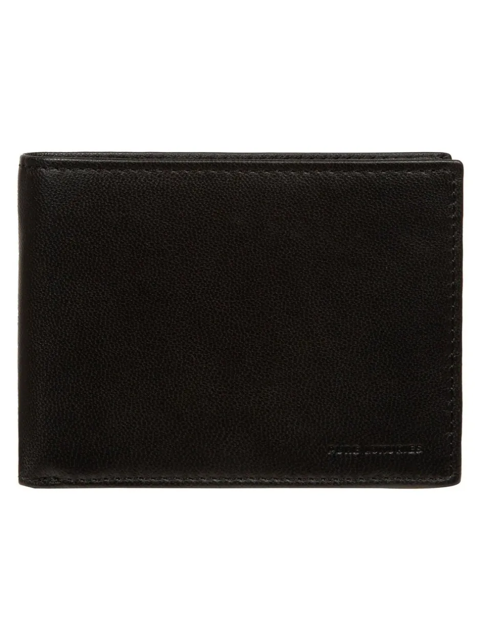 Portemonnees|Pure Luxuries London - Jack Leather Wallet Zwart