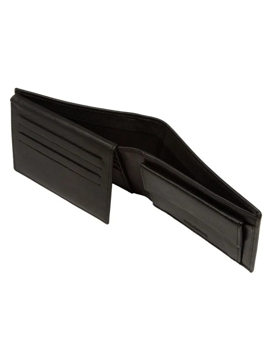 Portemonnees|Pure Luxuries London - Jack Leather Wallet Zwart