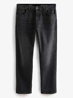 Jeans*Next Zwart - Rechte, klassieke jeans met stretch