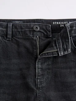 Jeans*Next Zwart - Rechte, klassieke jeans met stretch