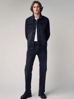 Jeans*Next Zwart - Rechte, klassieke jeans met stretch