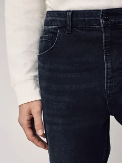 Jeans*Next Zwart - Rechte, klassieke jeans met stretch