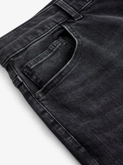 Jeans*Next Zwart - Rechte, klassieke jeans met stretch