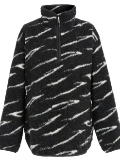 Sportkleding|Hoody's En Sweatshirts|Regatta - Frankie Borg fleece met halve rits Zwart