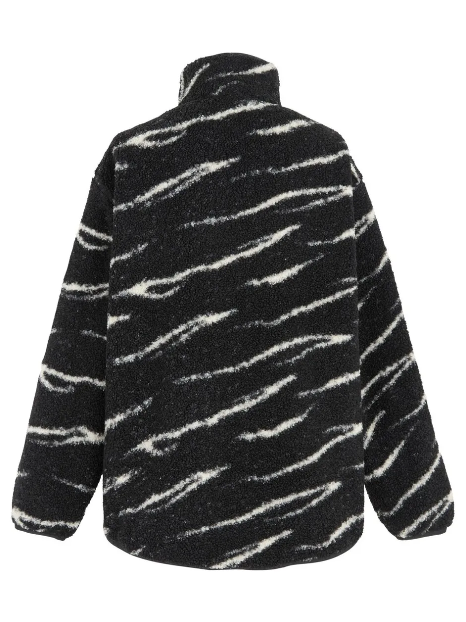 Sportkleding|Hoody's En Sweatshirts|Regatta - Frankie Borg fleece met halve rits Zwart