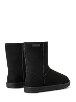 Sportkleding*Regatta - Risley Behaaglijke halflange waterdichte Boots met voering van imitatiebont Zwart
