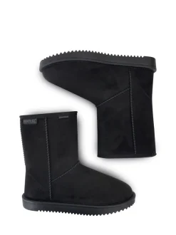 Sportkleding*Regatta - Risley Behaaglijke halflange waterdichte Boots met voering van imitatiebont Zwart