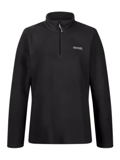 Sportkleding*Regatta Zwart - Sweethart fleece met rits bij de hals