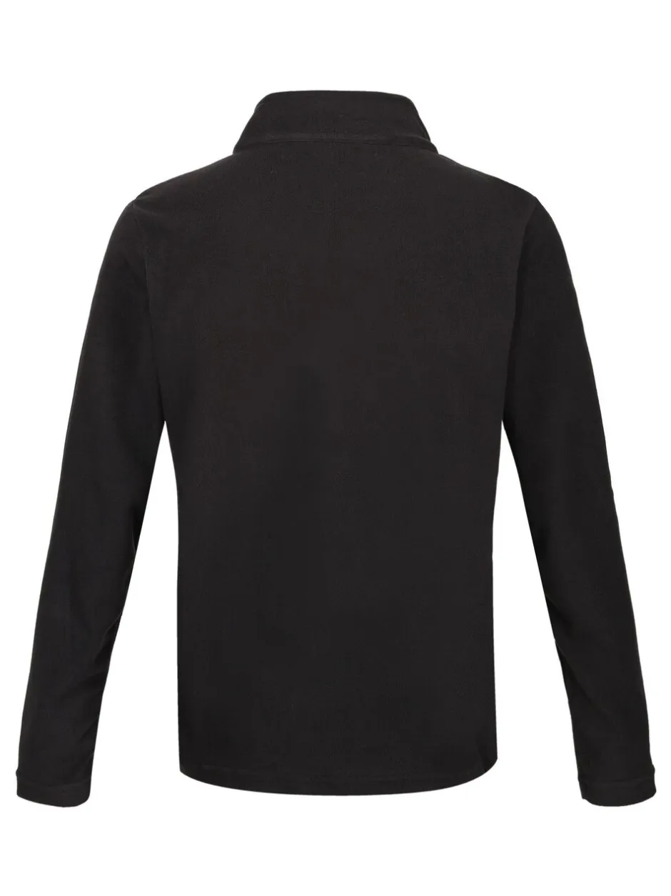 Sportkleding*Regatta Zwart - Sweethart fleece met rits bij de hals