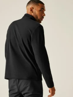 Sportkleding|Jassen En Jacks*Regatta Zwart - Thompson fleece met rits bij de hals