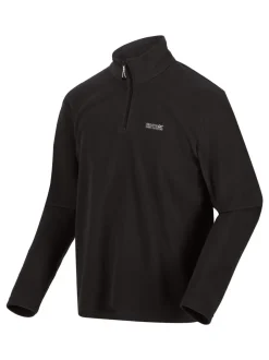 Sportkleding|Jassen En Jacks*Regatta Zwart - Thompson fleece met rits bij de hals