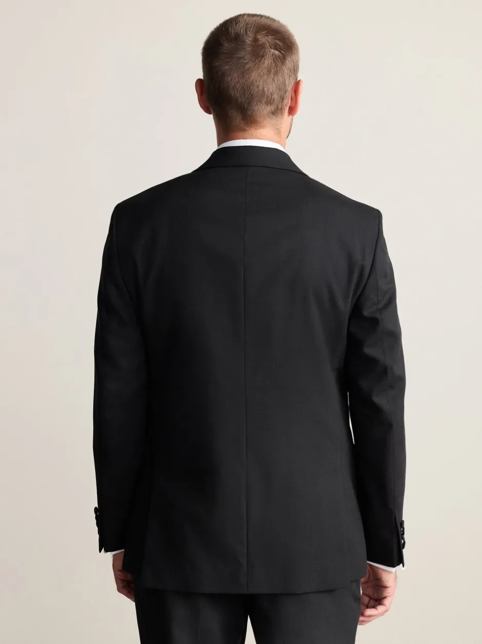 Smokings En Feestkleding|Blazers En Business-Jasjes|Next Zwart - Regular Fit Signature Nova Fides 100% Italian Wool Tuxedo Suit Jacket