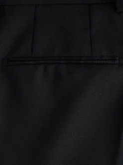 Smokings En Feestkleding*Next Zwart - Regular fit Signature Nova Fides 100% Italiaans wollen smoking Pak Broeken