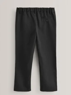 Schoolkleding|Broeken En Chino's|Next - Reguliere schoolbroeken met elastische taille en rechte pijpen, 2 stuks (3-17jaar) Zwart