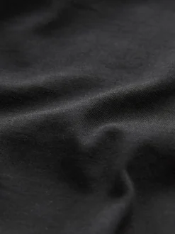 T-Shirts En Hemden*Next Zwart - Relaxed fit - Essentieel katoenen T-shirt met ronde hals