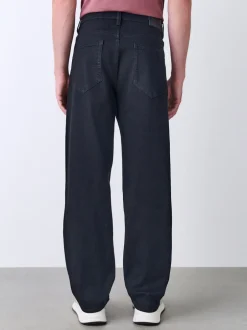 Jeans|Next - Relaxed fit - Motionflex jeans Zwart