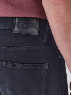 Jeans|Next - Relaxed fit - Motionflex jeans Zwart