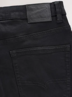Jeans|Next - Relaxed fit - Motionflex jeans Zwart