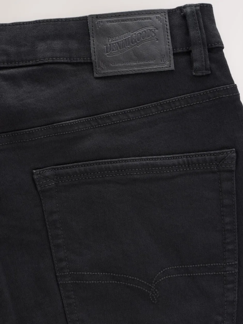 Jeans|Next - Relaxed fit - Motionflex jeans Zwart