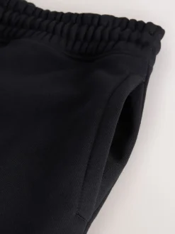 Joggingbroeken*Next - Relaxed fit - Relaxed Fit Brushback Heavyweight Joggers Zwart