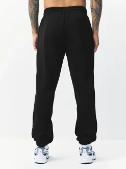 Joggingbroeken*Next - Relaxed fit - Slim Fit Brushback Heavyweight Joggers Zwart