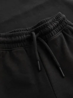 Shorts*Next - Relaxed Fit Heavyweight T-Shirt and Shorts Set (3-16yrs) Zwart