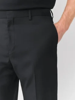Smokings En Feestkleding|Next Zwart - Relaxed Fit Tuxedo Trousers
