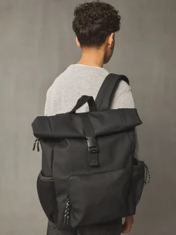 Tassen|Tassen*Next - Rolltop rugzak Zwart