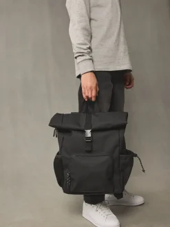 Tassen|Tassen*Next - Rolltop rugzak Zwart