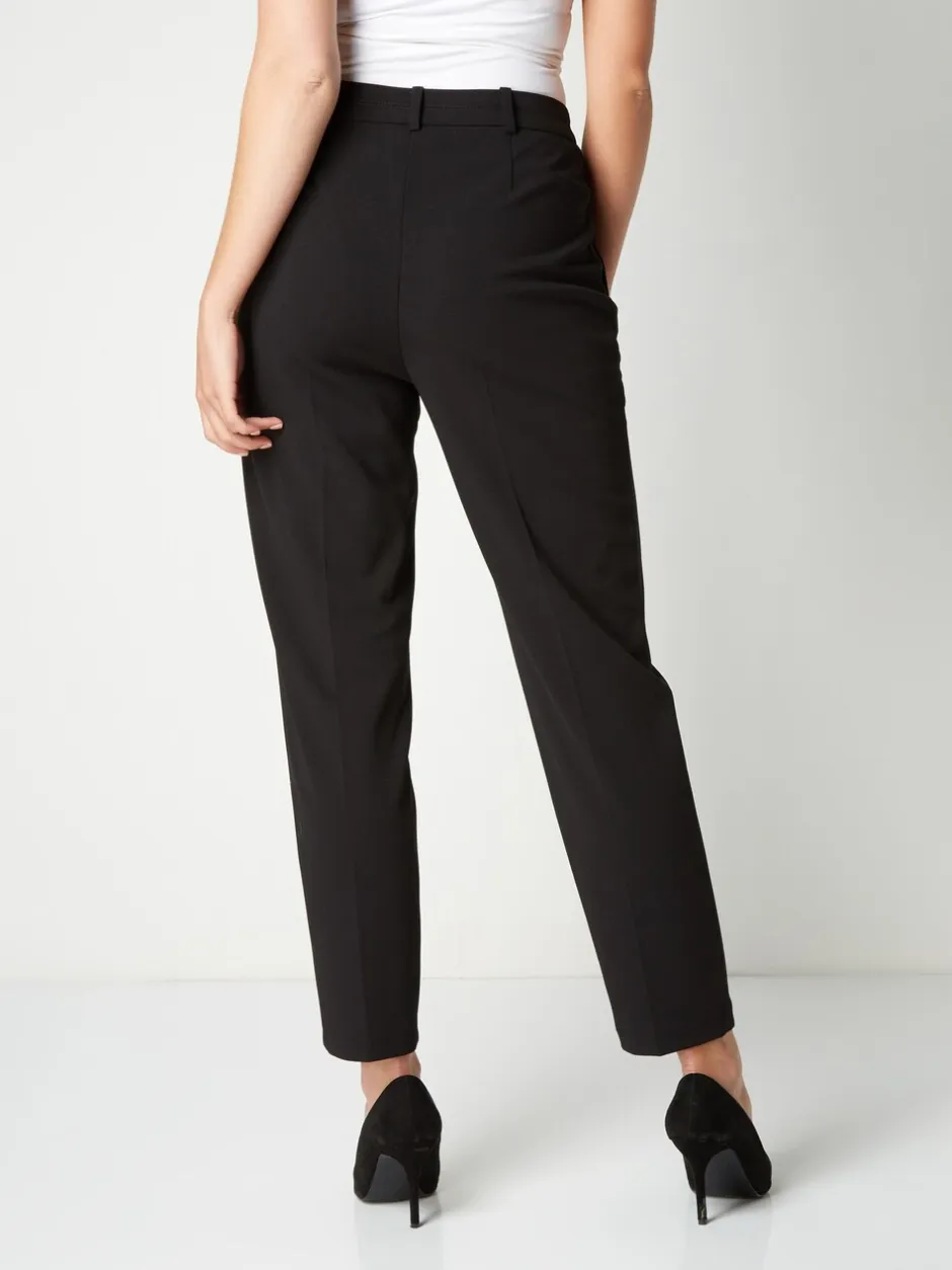 Kostuums En Werkkleding*Roman - Originals - Broek met rechte, toelopende pijpen Zwart