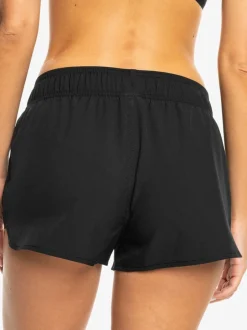 Shorts|Roxy - Wave boardshort met logo van 2 inch Zwart