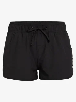 Shorts|Roxy - Wave boardshort met logo van 2 inch Zwart