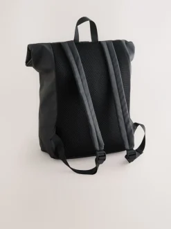 Tassen*Next Zwart - Rubberised Backpack