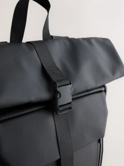 Tassen*Next Zwart - Rubberised Backpack