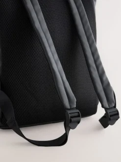 Tassen*Next Zwart - Rubberised Backpack