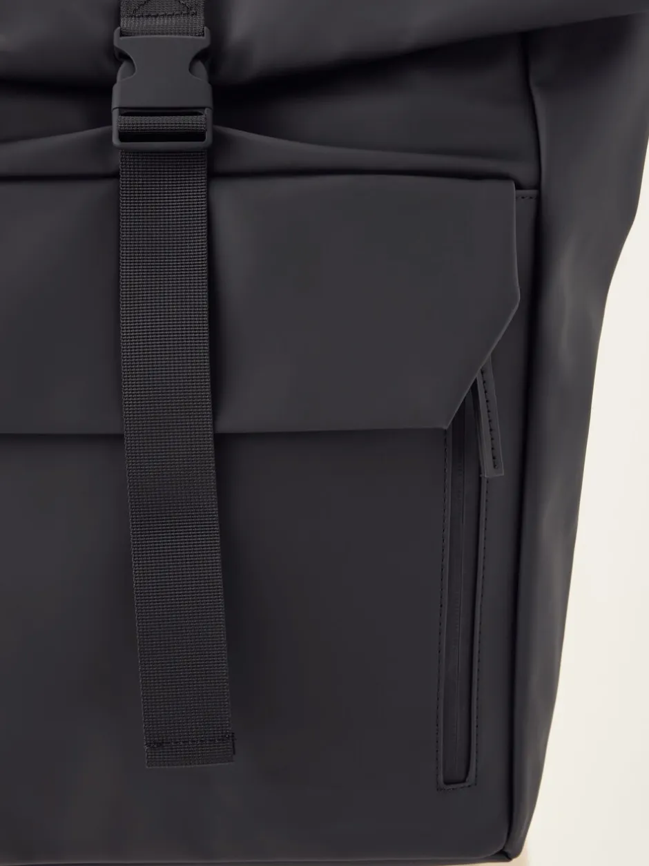 Tassen*Next Zwart - Rubberised Backpack