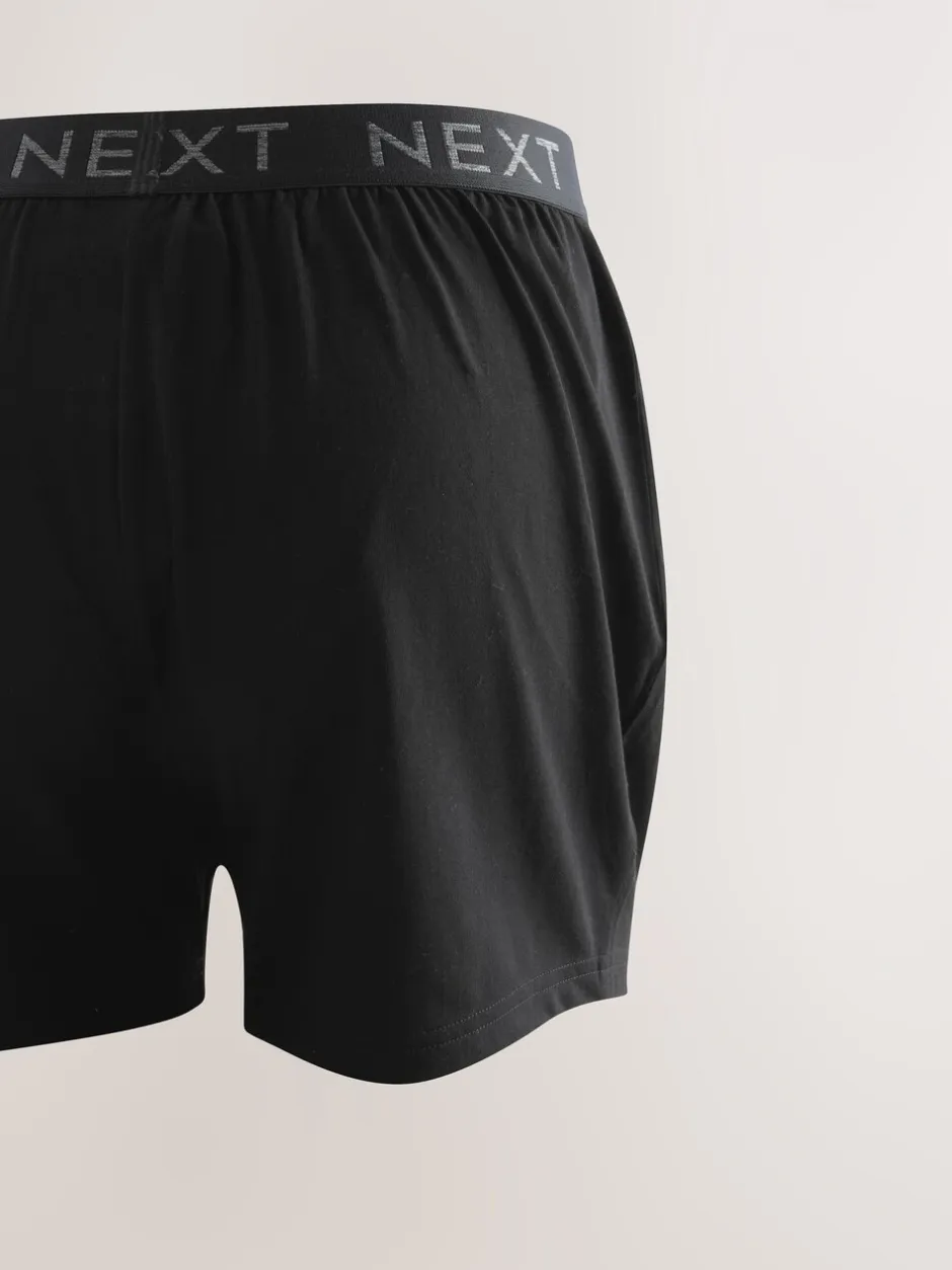 Ondergoed|Ondergoed|Next - Ruimvallende Boxers Zwart