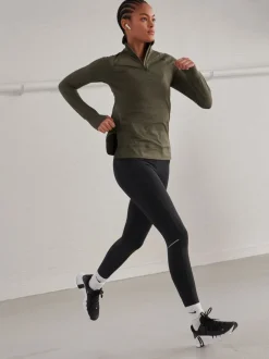 Sportkleding|Leggings En Joggingbroeken*Next Zwart - Running Leggings with Pocket