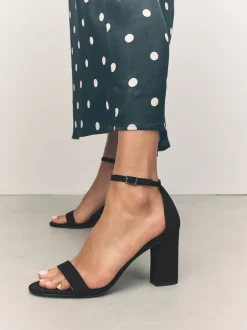 Ruimvallend En Extraruimvallend|Schoenen Met Hakken*Next Zwart - Sandalen met blokhak