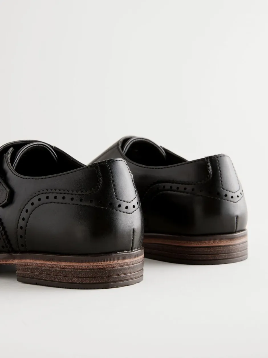 Schoenen*Next Zwart - Schoenen met neusstuk en dubbel monkbandje