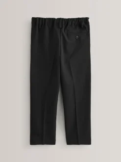 Schoolkleding|Broeken En Chino's|Next - Schoolbroek met geplooide voorkant (3-17 jr) Zwart